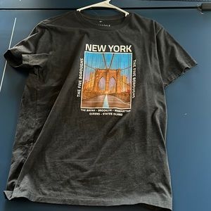 New york printed shirt